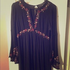 Long sleeve floral dress